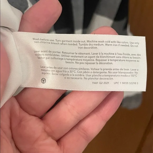 Carter's UGC Girls Size 8 Black and White Buffalo Check Christmas holiday  Dress - Picture 10 of 11